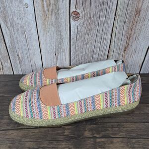 Aerosoles Counsoler Espadrille Stitch N Turn Ballet Flat Loafer Women's 10.5 W